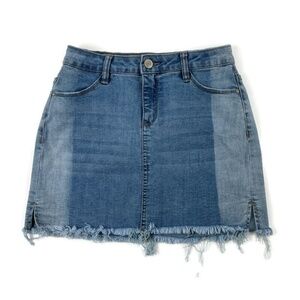 Papaya Womens Skirt, Denim High Rise Small